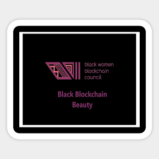 Black Women Blockchain Council BBB Sticker